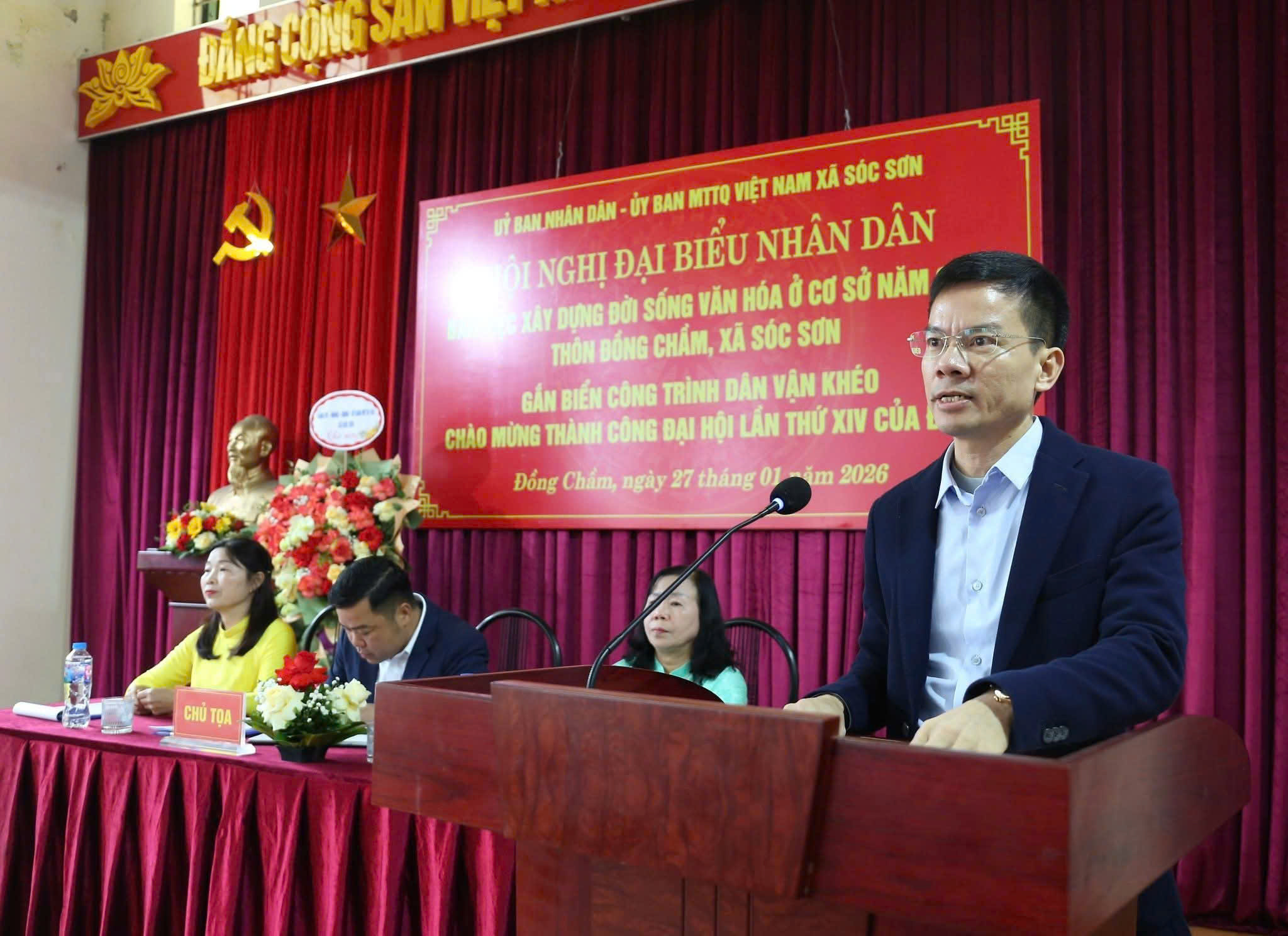 Xã Sóc Sơn gắn biển công trình “Dân vận khéo” chào mừng thành công đại hội Đảng toàn quốc lần thứ XIV - ảnh 7