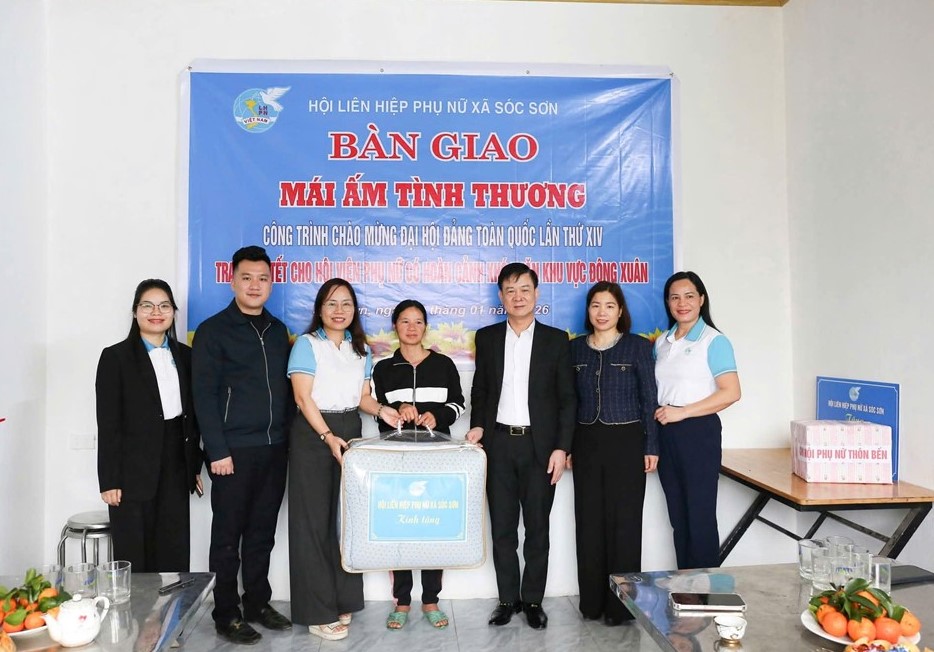 Phụ nữ Thủ đô nhiều hoạt động chăm lo Tết cho phụ nữ và trẻ em nhân dịp Tết Bình Ngọ 2026 - ảnh 1