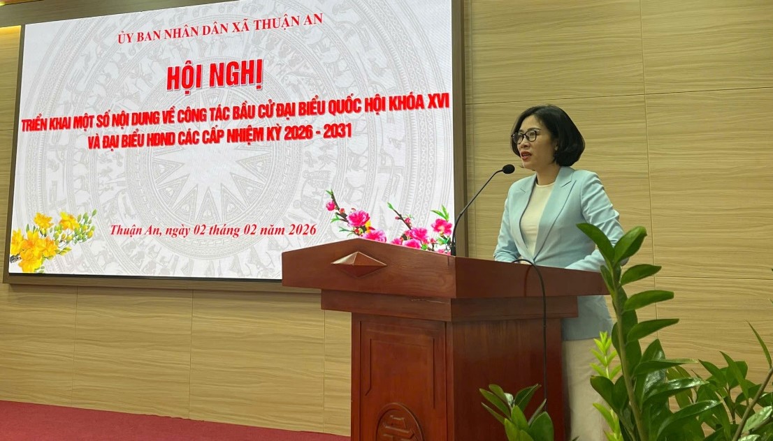  Xã Thuận An niêm yết danh sách cử tri theo đúng quy định và tiến độ đề ra - ảnh 1