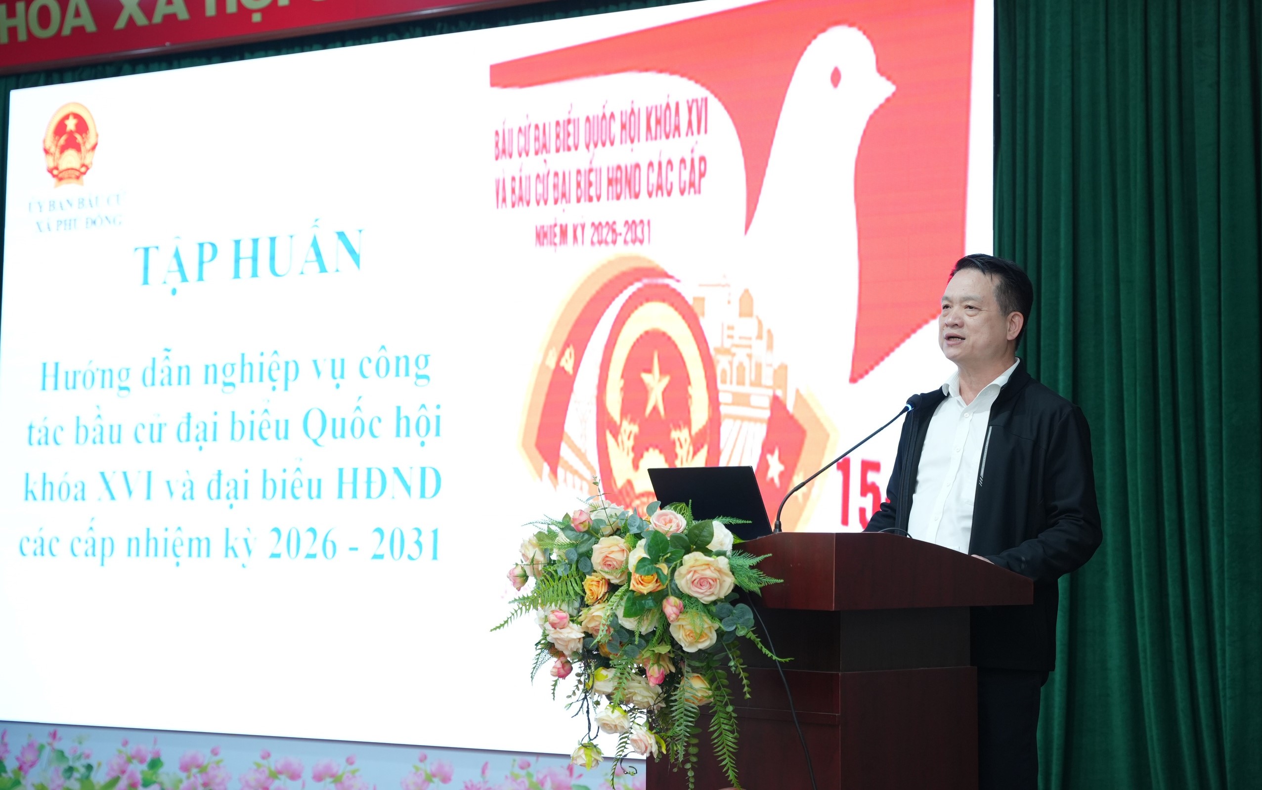 Xã Phù Đổng hướng dẫn nghiệp vụ công tác bầu cử đại biểu Quốc hội khóa XVI và đại biểu HĐND các cấp, nhiệm kỳ 2026-2031 - ảnh 1