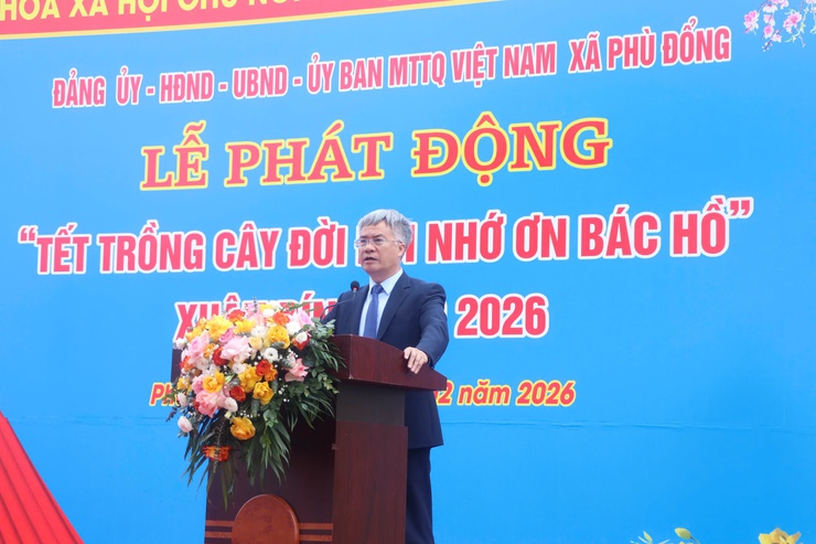  Xã Phù Đổng phấn đấu trồng hơn 2.000 cây xanh trong năm 2026 - ảnh 1