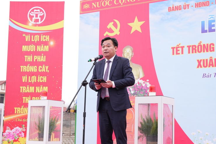 Xã Bát Tràng phấn đấu trồng mới hơn 3.200 cây xanh năm 2026 - ảnh 1