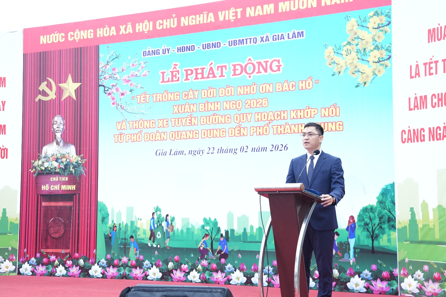 Xã Gia Lâm phấn đấu trồng gần 1.000 cây xanh năm 2026 - ảnh 1