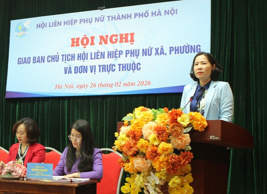 Phụ nữ Thủ đô thi đua lập thành tích chào mừng bầu cử Quốc hội và Hội đồng nhân dân các cấp  - ảnh 8