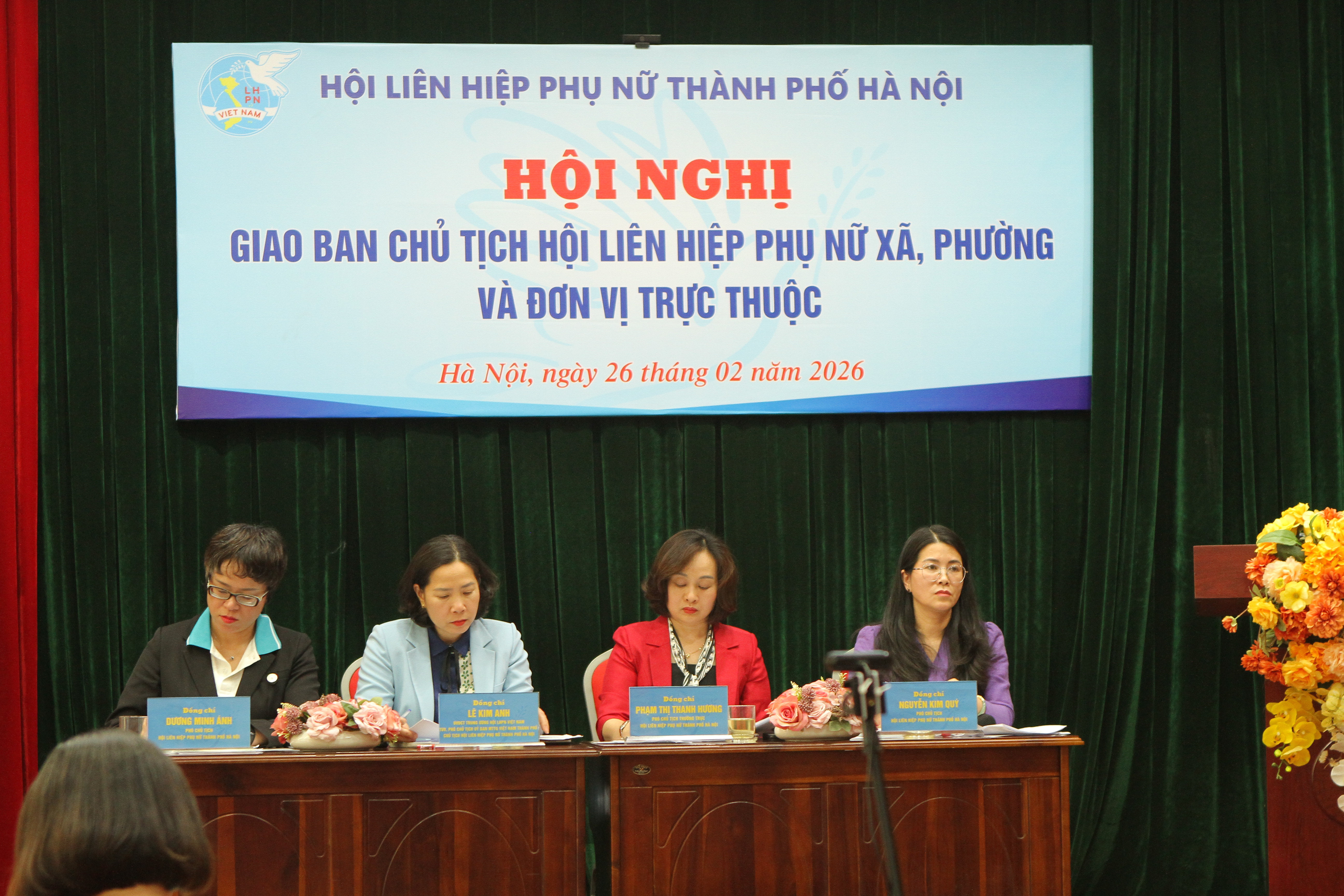 Phụ nữ Thủ đô thi đua lập thành tích chào mừng bầu cử Quốc hội và Hội đồng nhân dân các cấp  - ảnh 1