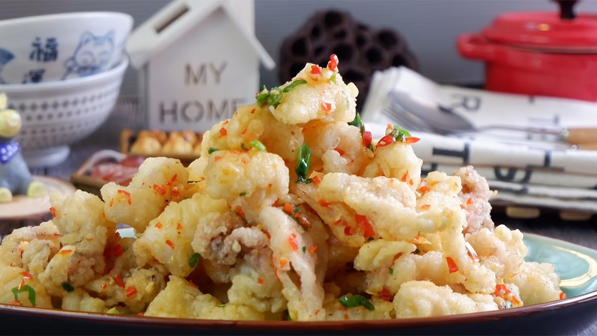 Mực ống rang muối - ảnh 1