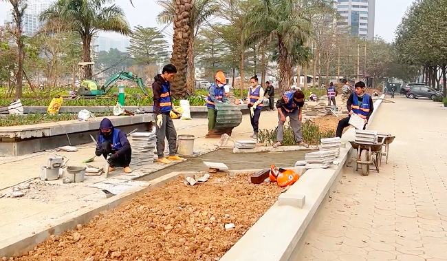 Nhộn nhịp trên các công trình trọng điểm của Thủ đô - ảnh 2