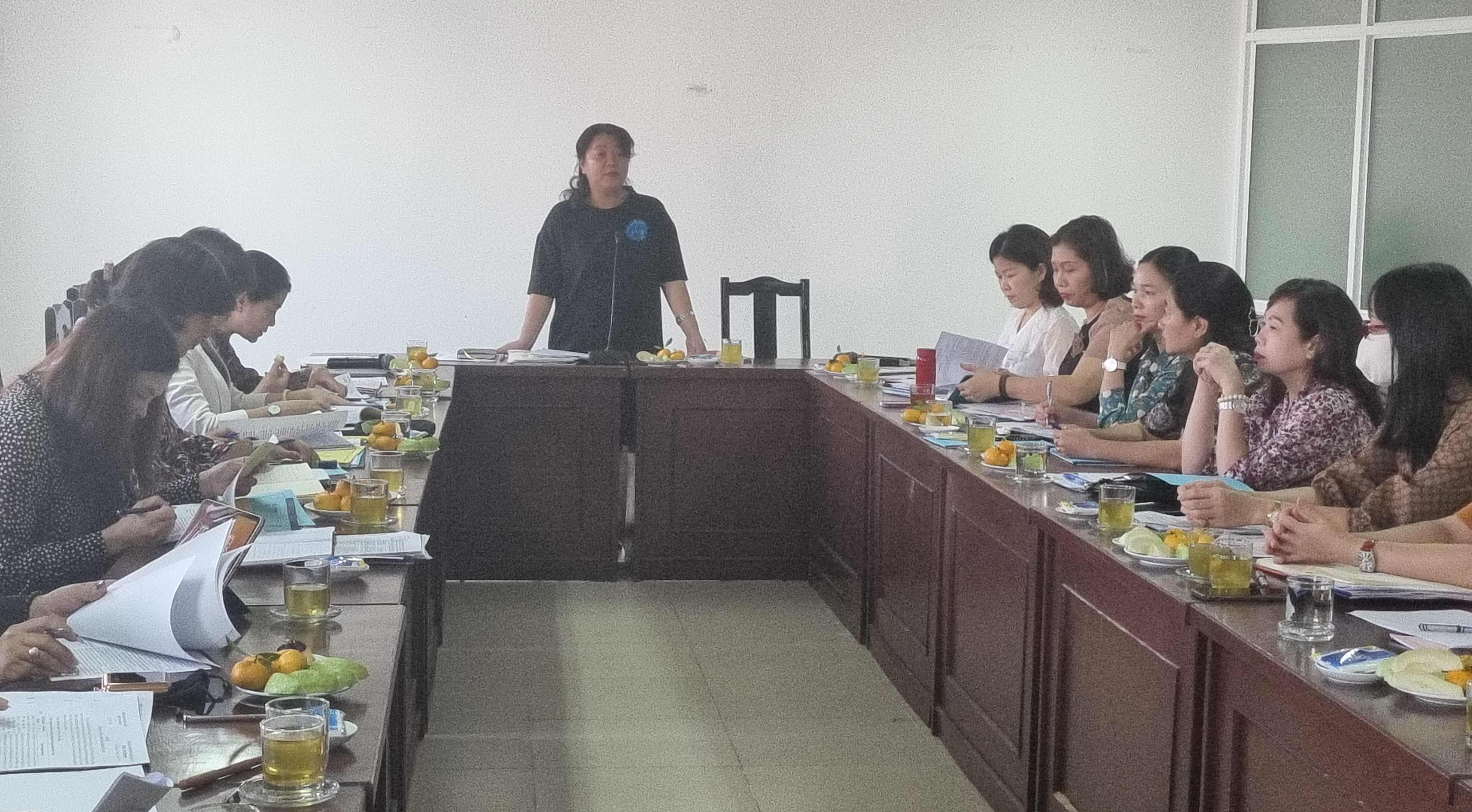 Hội LHPN Hà Nội kiểm tra thi đua các quận, huyện thuộc cụm số 2 và cụm số 4 - ảnh 1