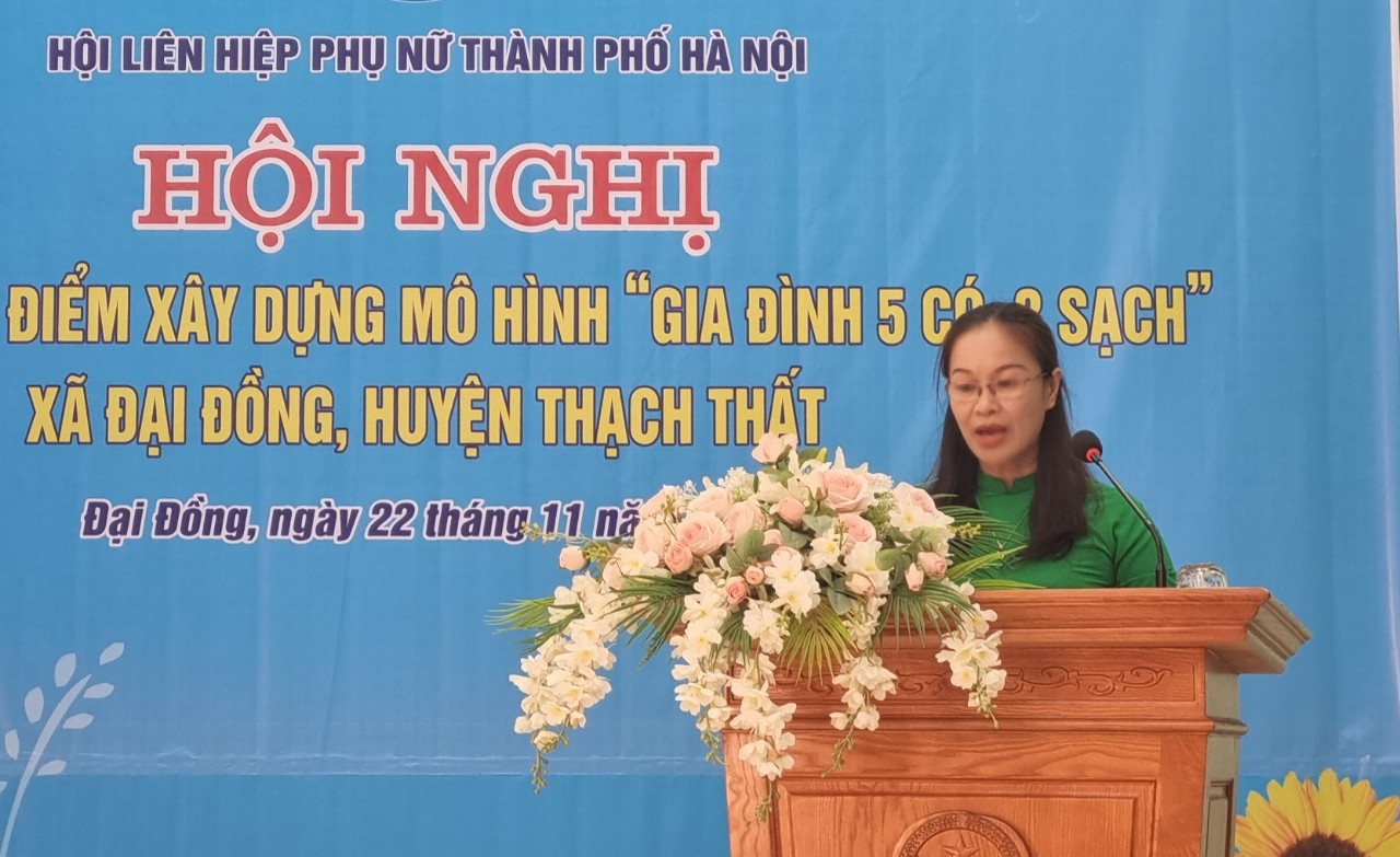 Triển khai thí điểm xây dựng mô hình “Gia đình 5 có, 3 sạch” - ảnh 1