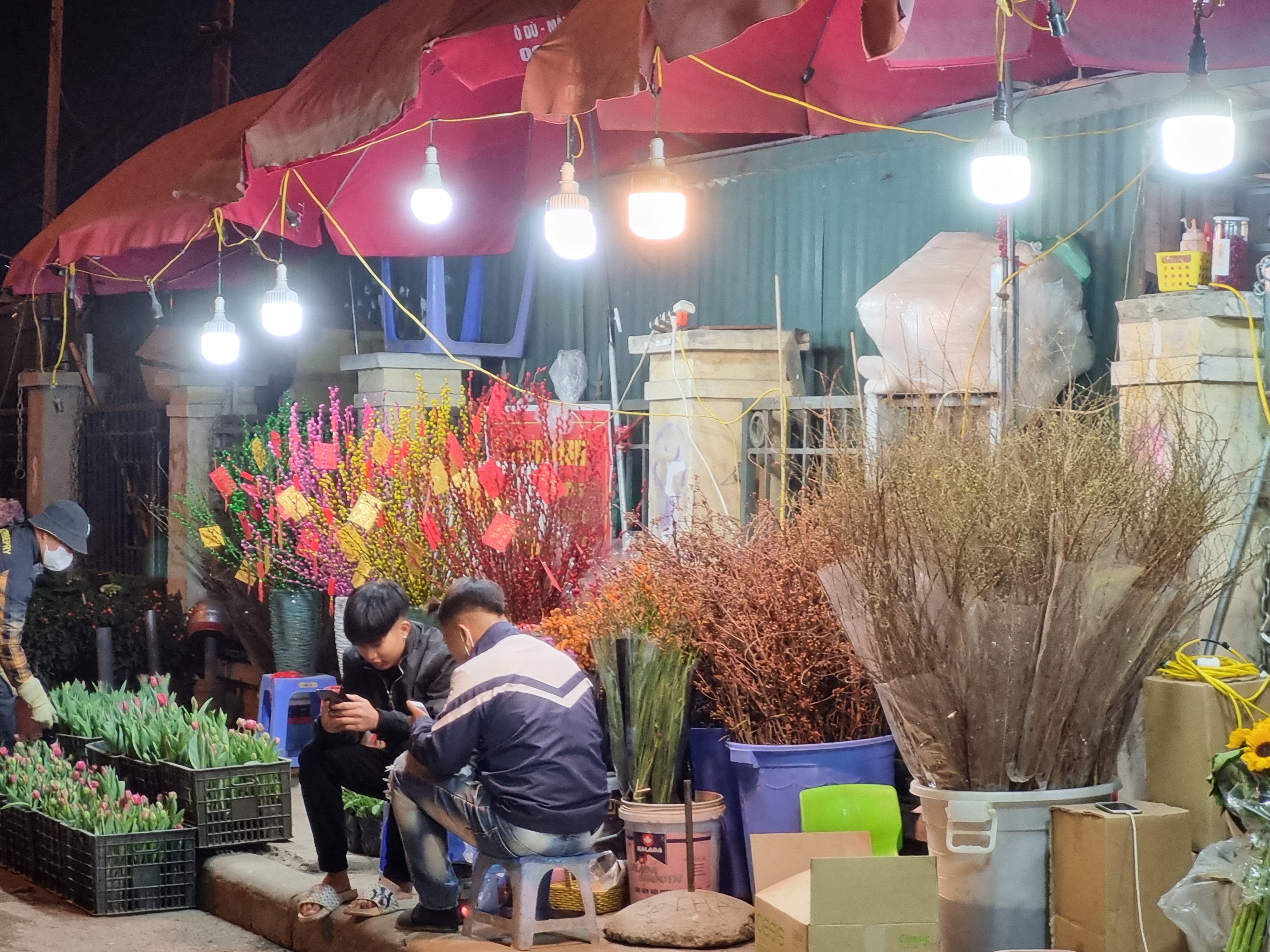 Chợ hoa vắng khách ngày giáp Tết - ảnh 8