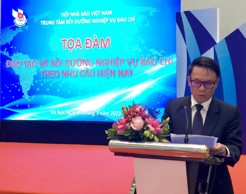 Tọa đàm Đào tạo và bồi dưỡng nghiệp vụ báo chí theo nhu cầu hiện nay - ảnh 3