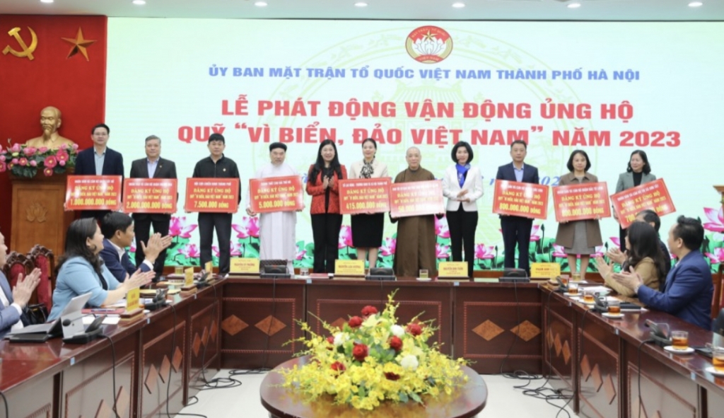 Hà Nội ra Lời kêu gọi ủng hộ Quỹ ''Vì biển, đảo Việt Nam'' năm 2023 - ảnh 1