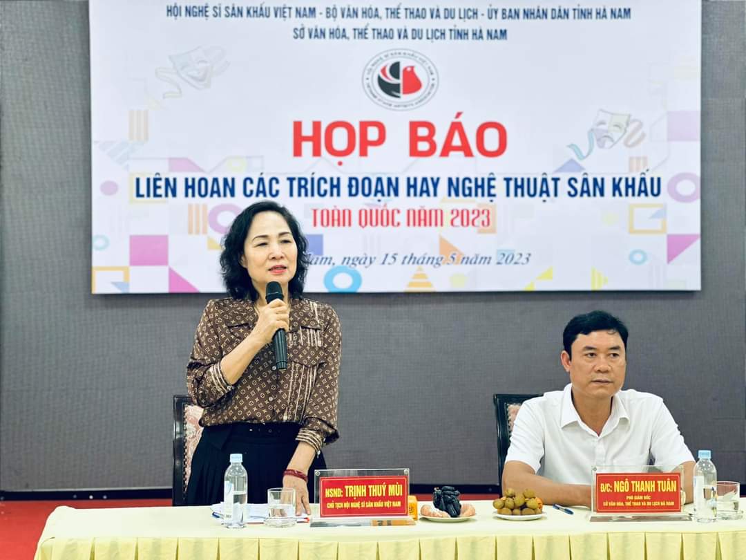 Liên hoan Các trích đoạn hay nghệ thuật Sân khấu toàn quốc năm 2023 diễn ra từ ngày 20/5 - 01/6/2023 - ảnh 1