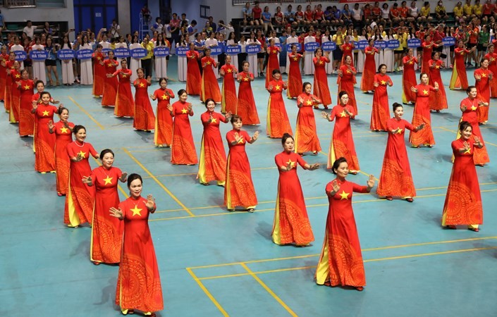 Khai mạc Hội thi Dân vũ và Thể dục thể thao phụ nữ toàn quốc năm 2023 - ảnh 3