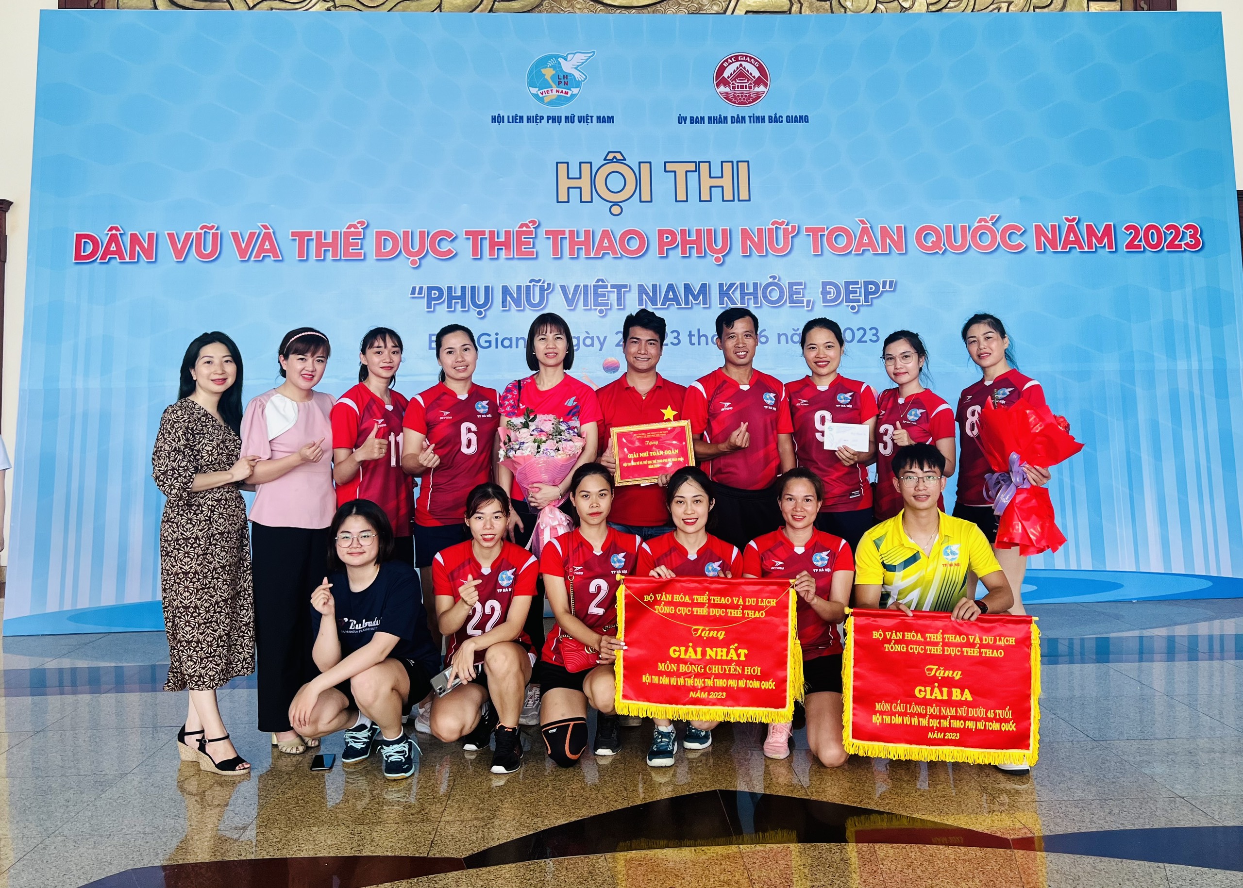 Phụ nữ Hà Nội giành giải Nhì toàn đoàn Hội thi Dân vũ và Thể dục thể thao phụ nữ toàn quốc năm 2023 - ảnh 5