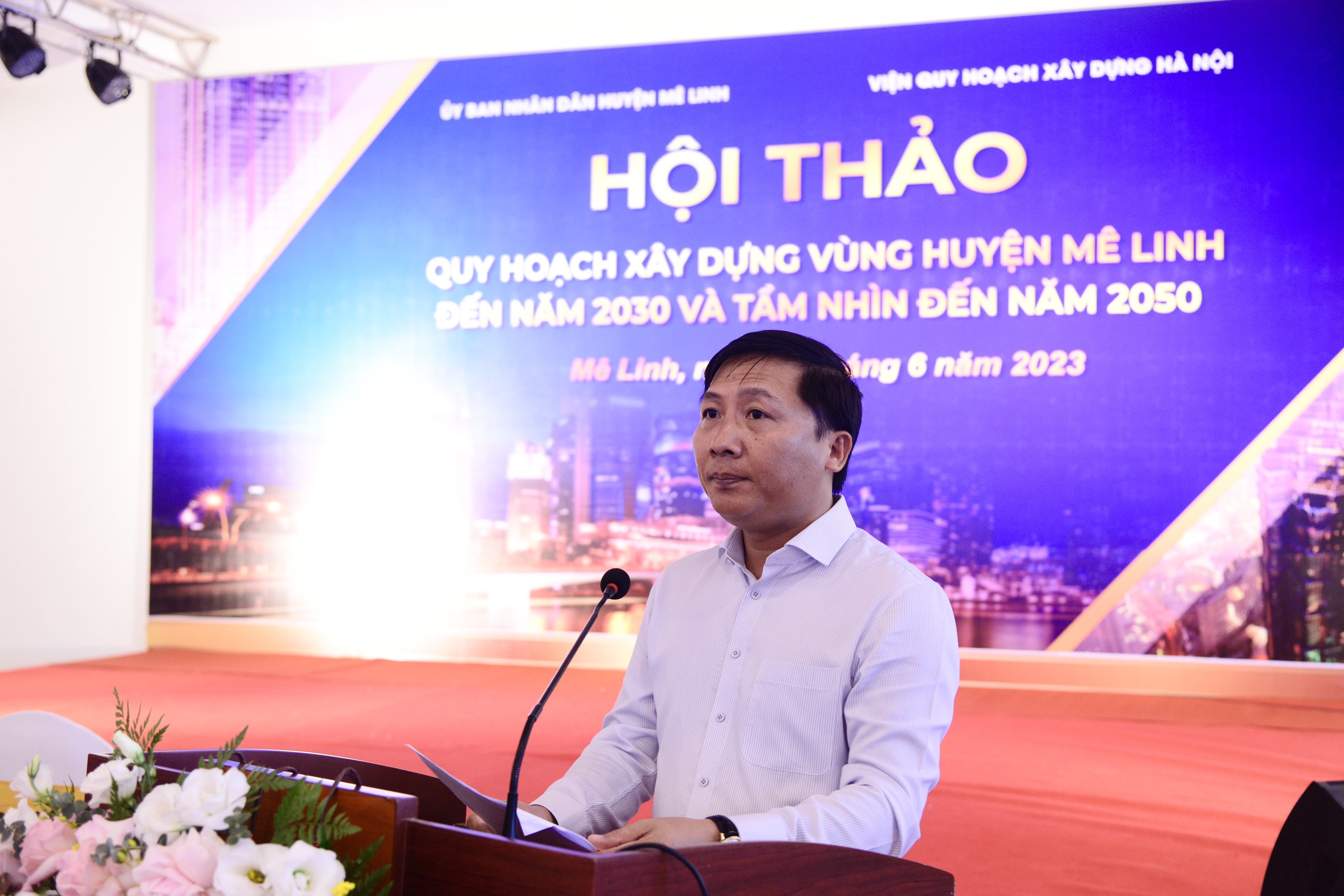 Quy hoạch huyện Mê Linh theo mô hình Một trục - hai cánh và 5 hành lang liên kết - ảnh 1