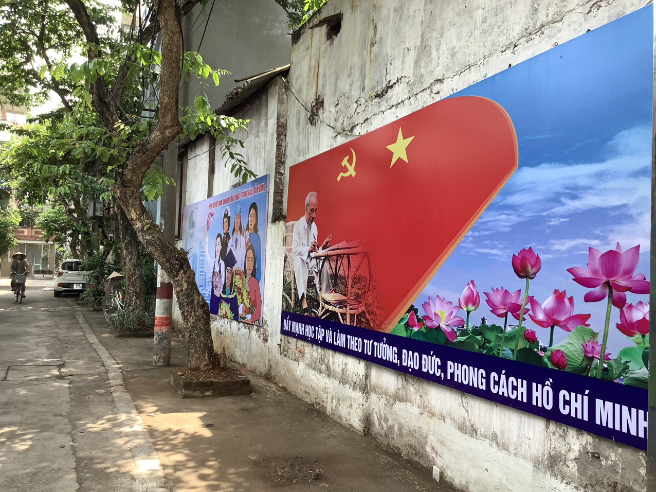 Long Biên: Ra mắt mô hình tuyến bích hoạ - ngõ hoa “Sạch đẹp - Văn minh - An toàn” - ảnh 1