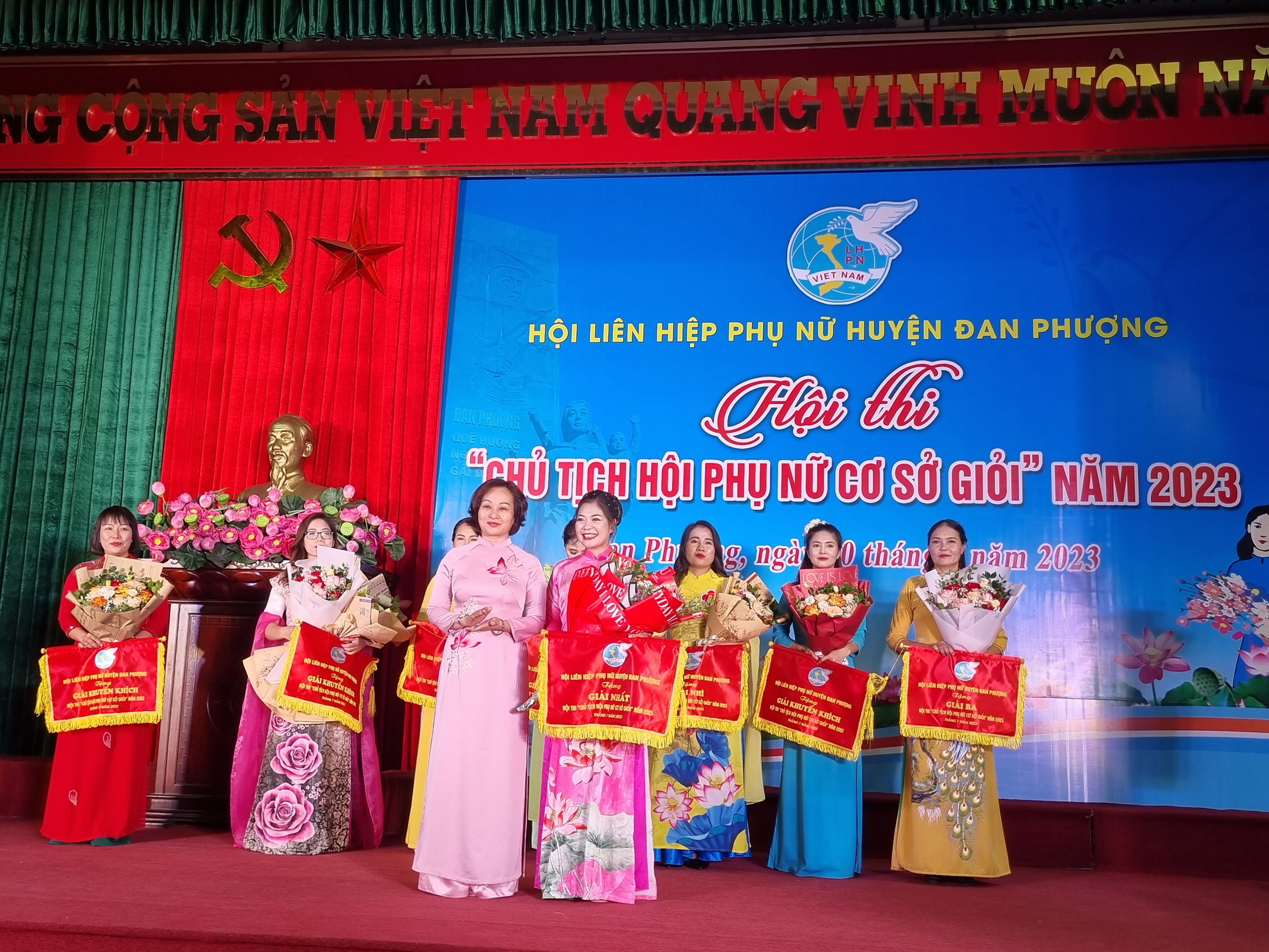 Sôi nổi Hội thi Chủ tịch Hội Phụ nữ cơ sở giỏi huyện Đan Phượng năm 2023 - ảnh 3