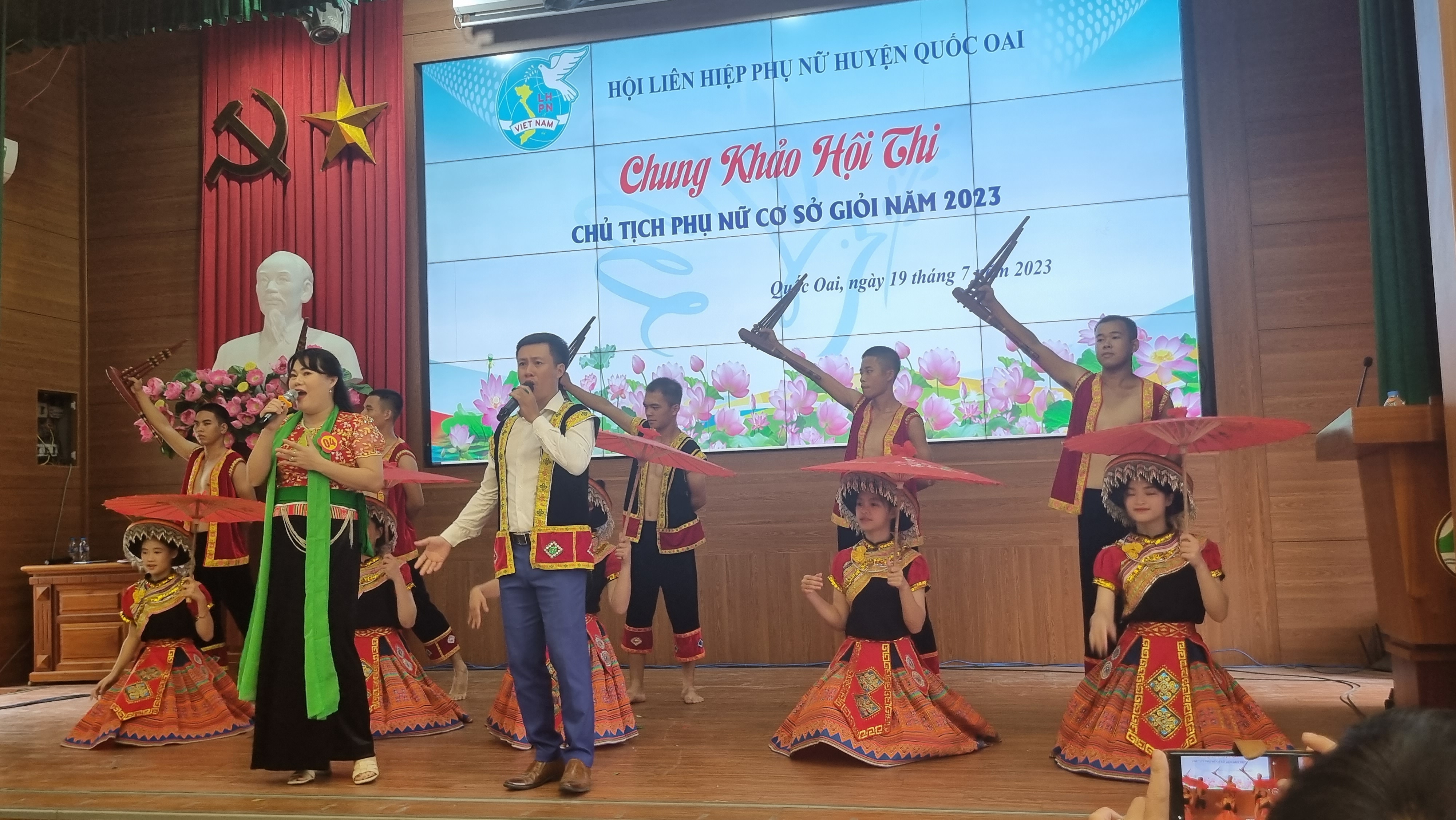 Quốc Oai: Chung khảo Hội thi Chủ tịch phụ nữ cơ sở giỏi năm 2023 - ảnh 10