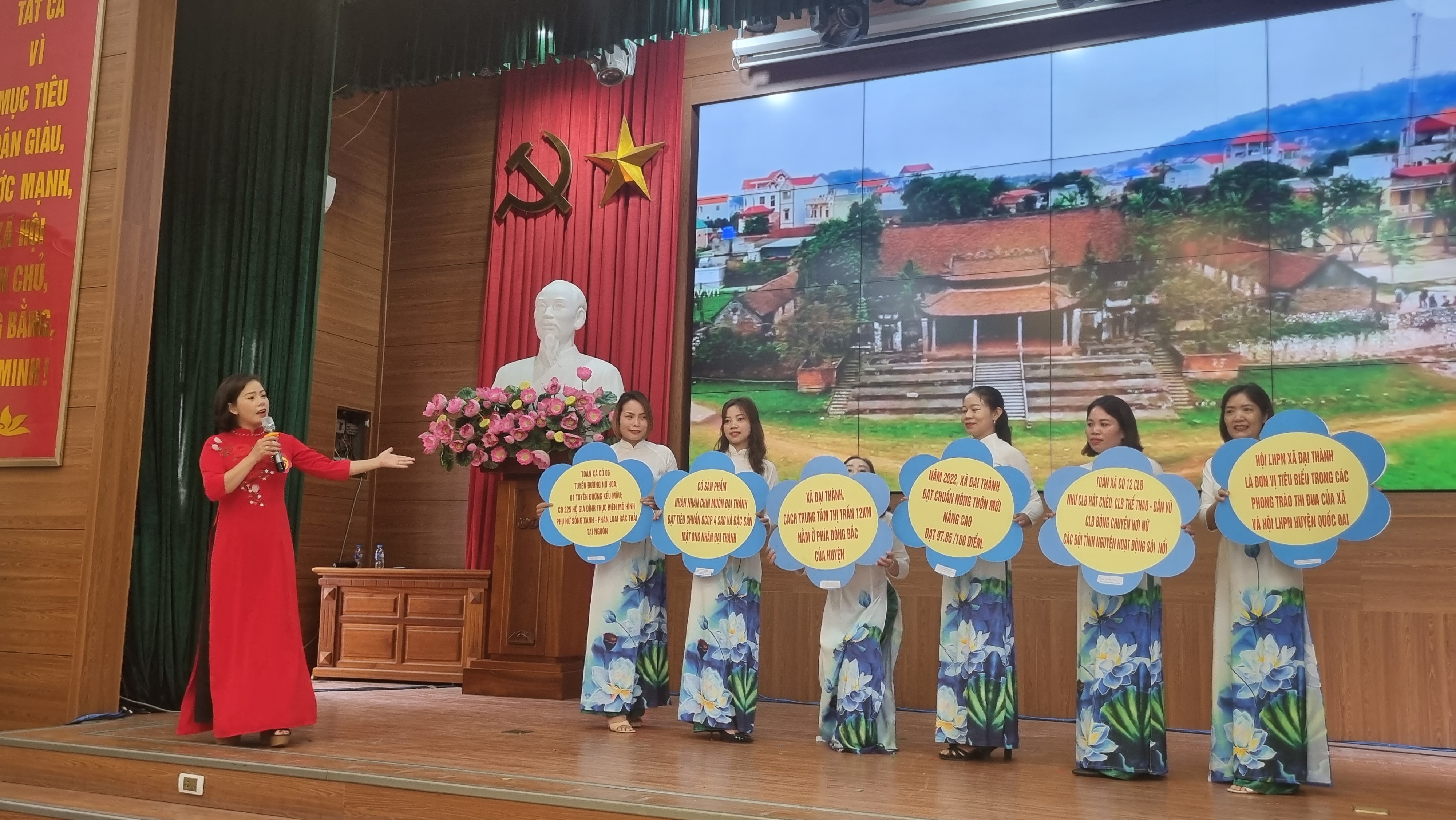 Quốc Oai: Chung khảo Hội thi Chủ tịch phụ nữ cơ sở giỏi năm 2023 - ảnh 8