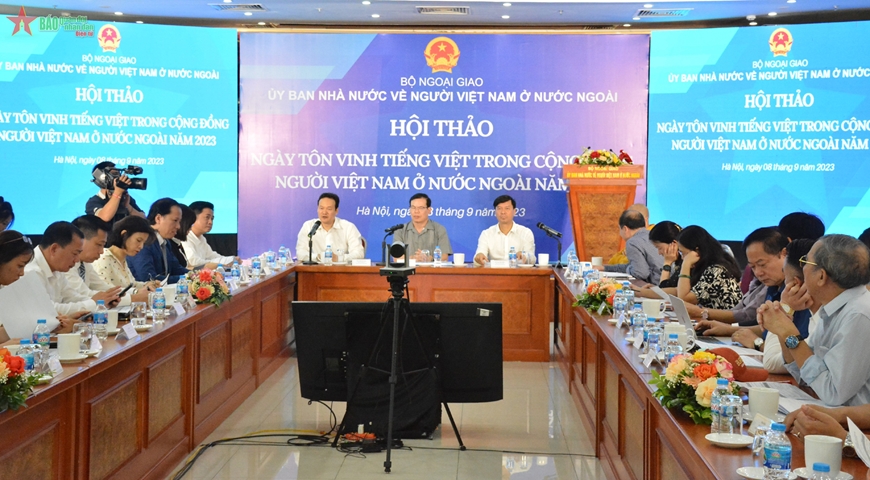 Hội thảo Ngày tôn vinh tiếng Việt trong cộng đồng người Việt Nam ở nước ngoài - ảnh 2
