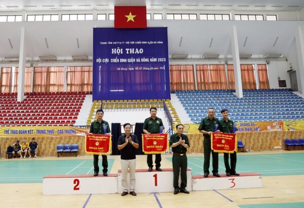  Hội thao Hội Cựu chiến binh quận Hà Đông năm 2023  - ảnh 1