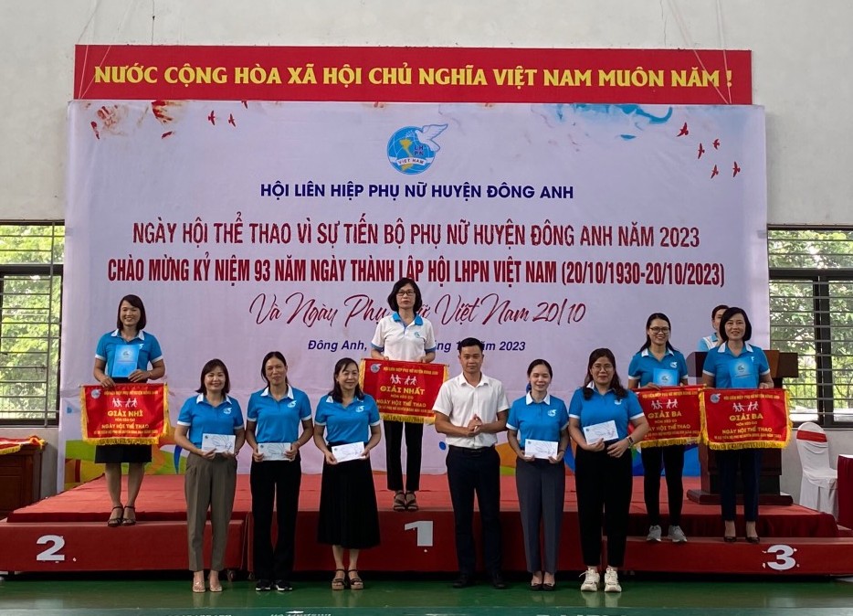 Sôi nổi Ngày hội thể thao vì sự tiến bộ phụ nữ huyện Đông Anh 2023 - ảnh 3