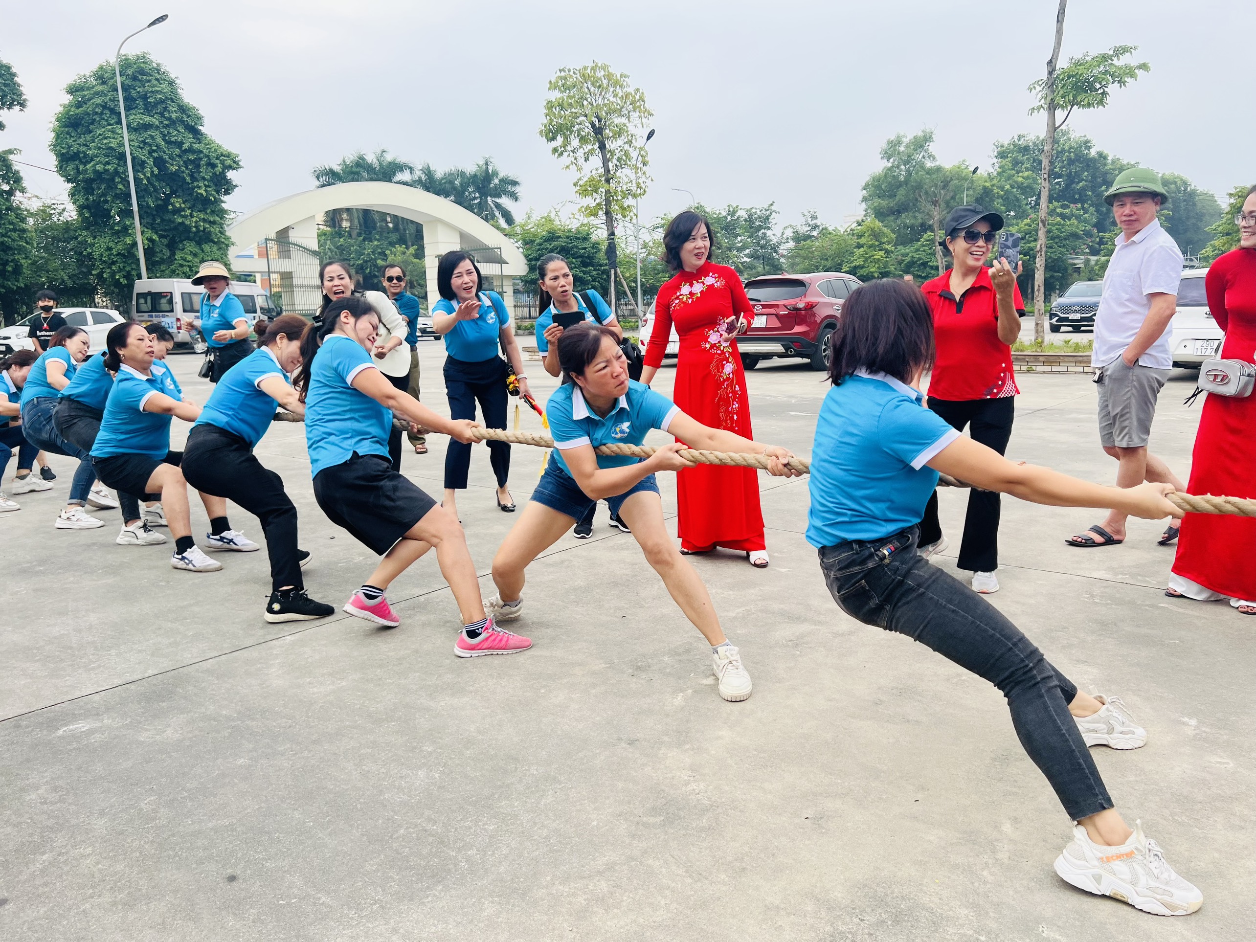 Sôi nổi Ngày hội thể thao vì sự tiến bộ phụ nữ huyện Đông Anh 2023 - ảnh 4