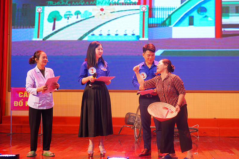 Sơ khảo Hội thi “Tuyên truyền viên giỏi tuyên truyền Quy tắc ứng xử nơi công cộng” năm 2023 tại 7 huyện của Hà Nội - ảnh 4