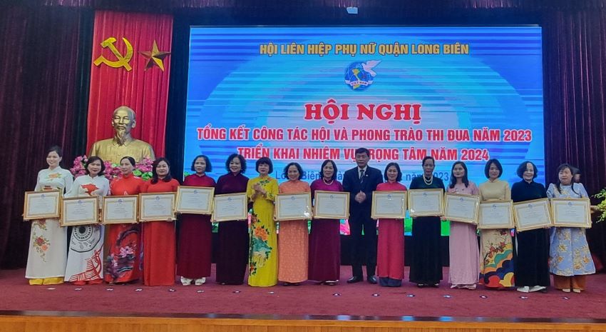 Hội LHPN quận Long Biên triển khai nhiệm vụ năm 2024 - ảnh 3