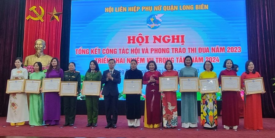 Hội LHPN quận Long Biên triển khai nhiệm vụ năm 2024 - ảnh 2