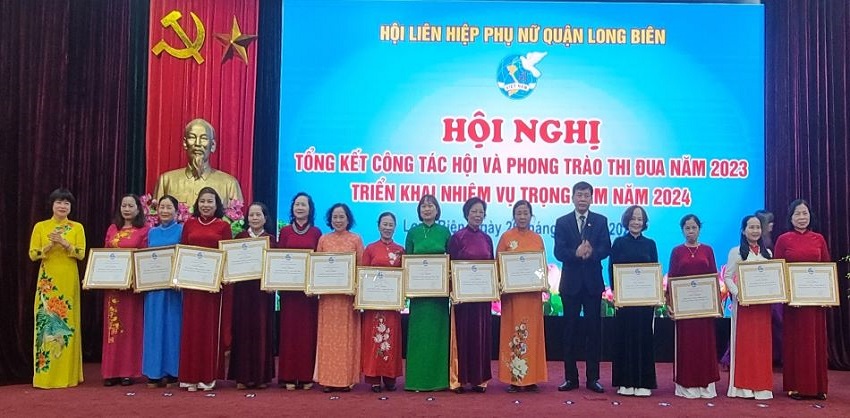 Hội LHPN quận Long Biên triển khai nhiệm vụ năm 2024 - ảnh 4