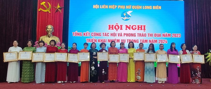 Hội LHPN quận Long Biên triển khai nhiệm vụ năm 2024 - ảnh 5