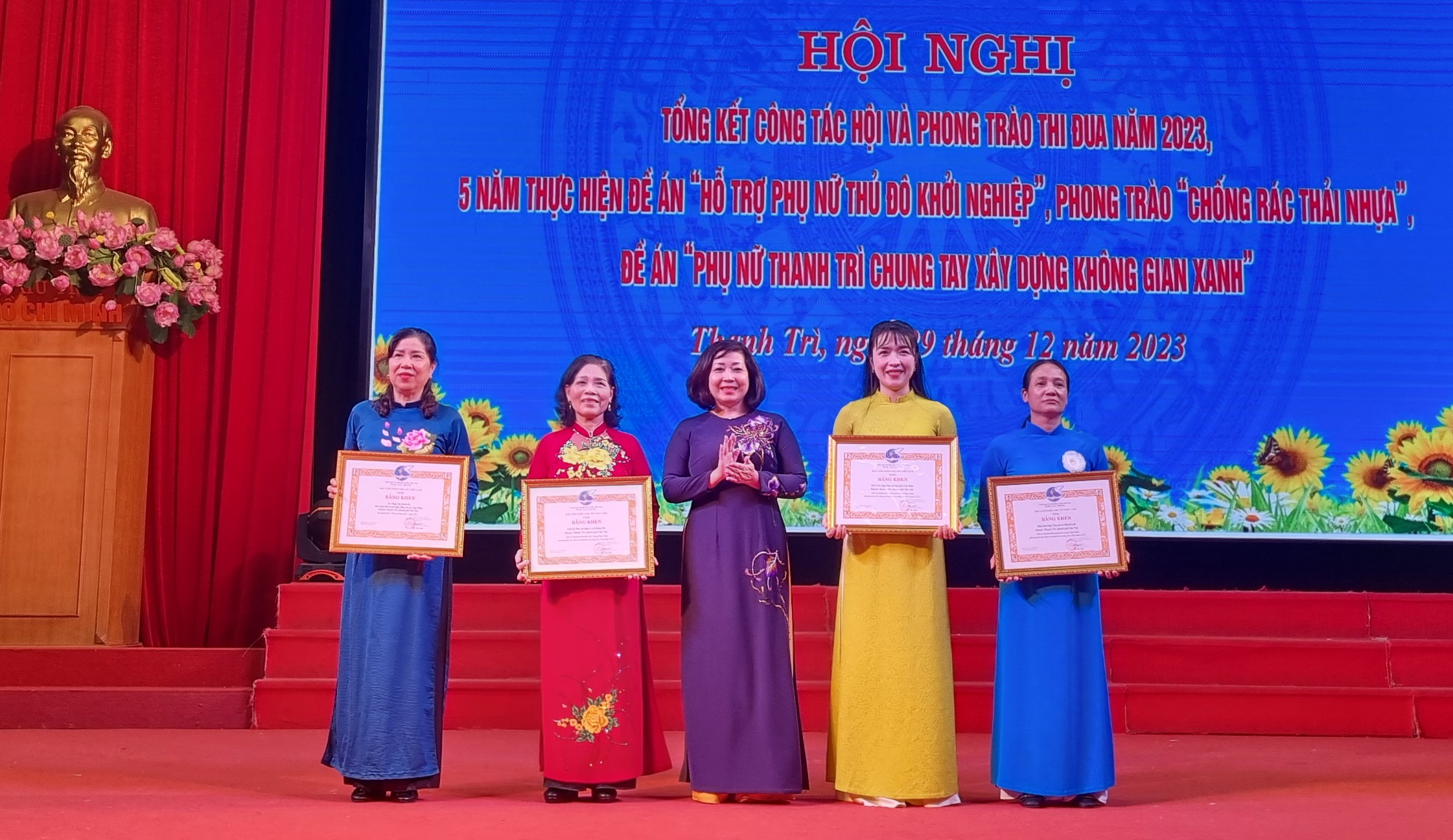 Thanh Trì: Trên 200 lượt hội viên phụ nữ được khen thưởng - ảnh 1