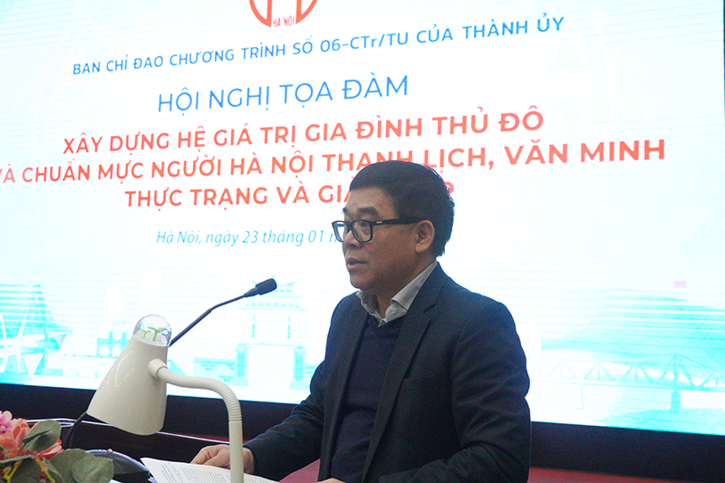 Xây dựng hệ giá trị gia đình Thủ đô và chuẩn mực con người Hà Nội - ảnh 2