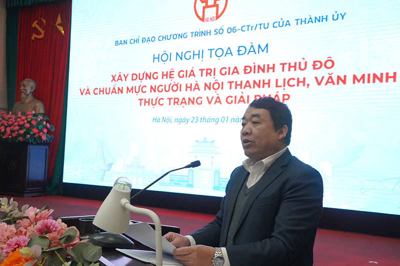 Xây dựng hệ giá trị gia đình Thủ đô và chuẩn mực con người Hà Nội - ảnh 1