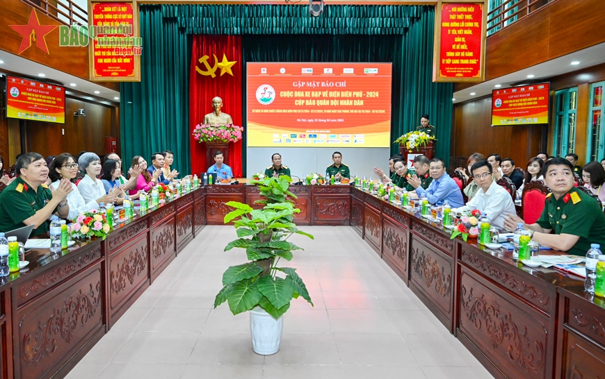 Tổ chức Cuộc đua xe đạp “Về Điện Biên Phủ - 2024, Cúp Báo Quân đội nhân dân” - ảnh 1