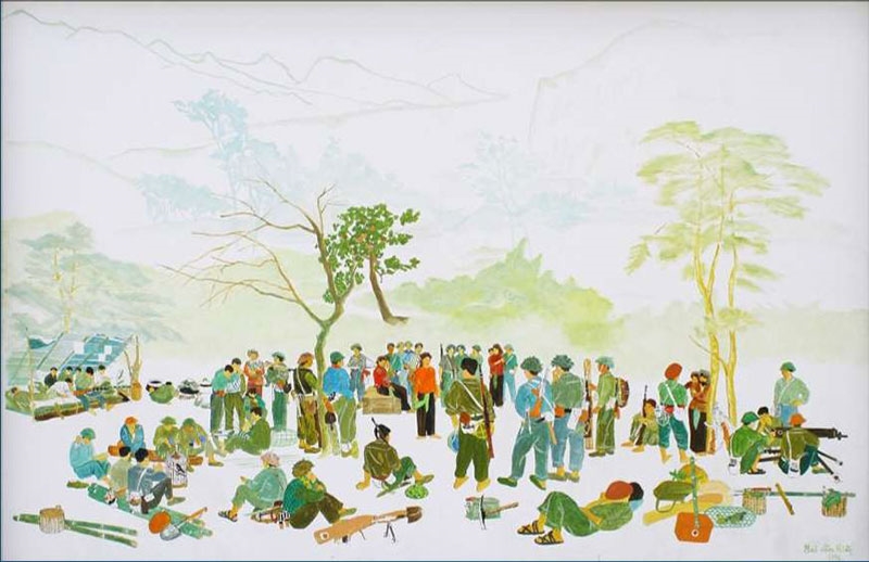 Khai mạc Triển lãm Đường lên Điện Biên - ảnh 1