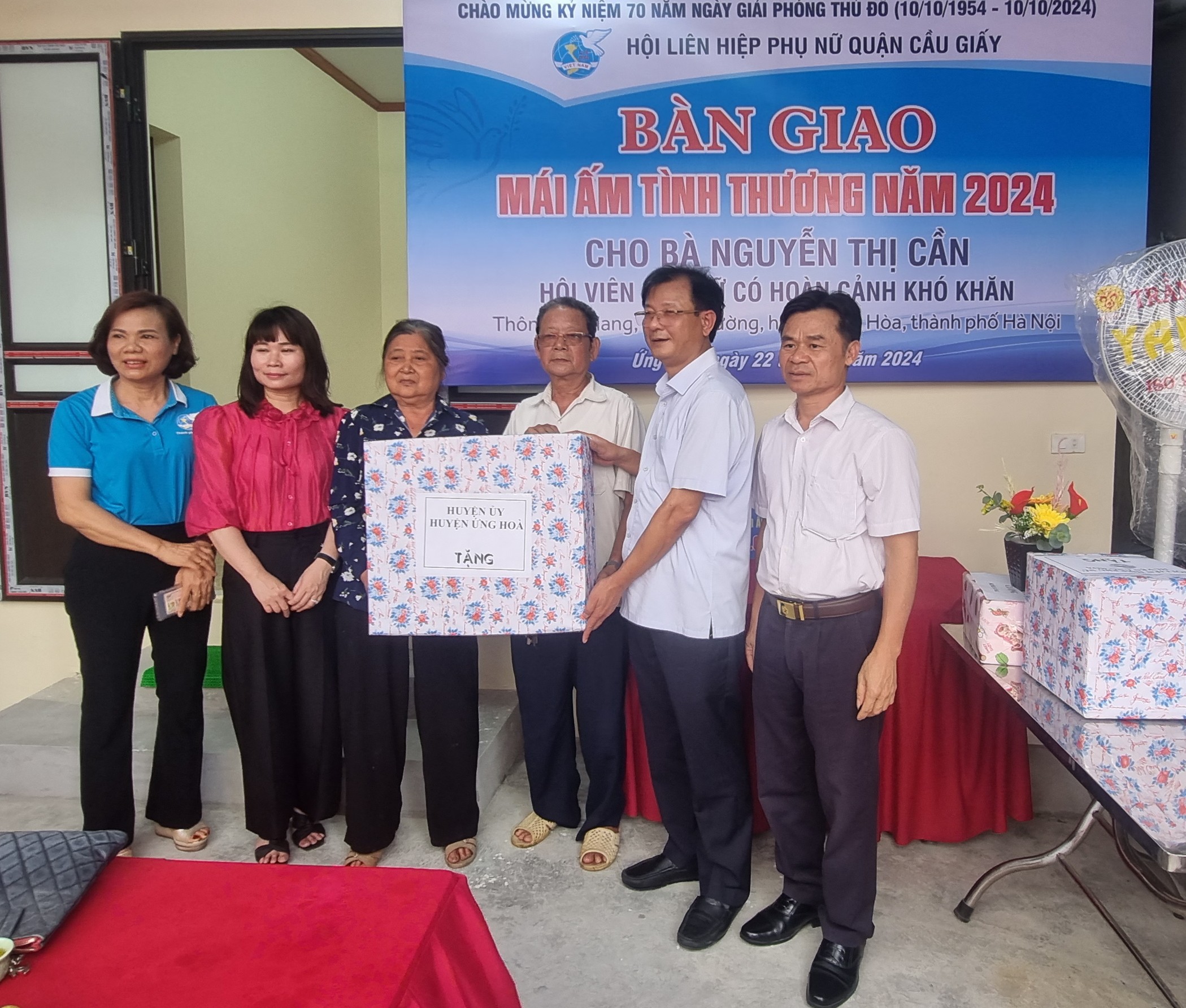 Hội LHPN quận Cầu Giấy Giấy bàn giao “Mái ấm tình thương“ - ảnh 5