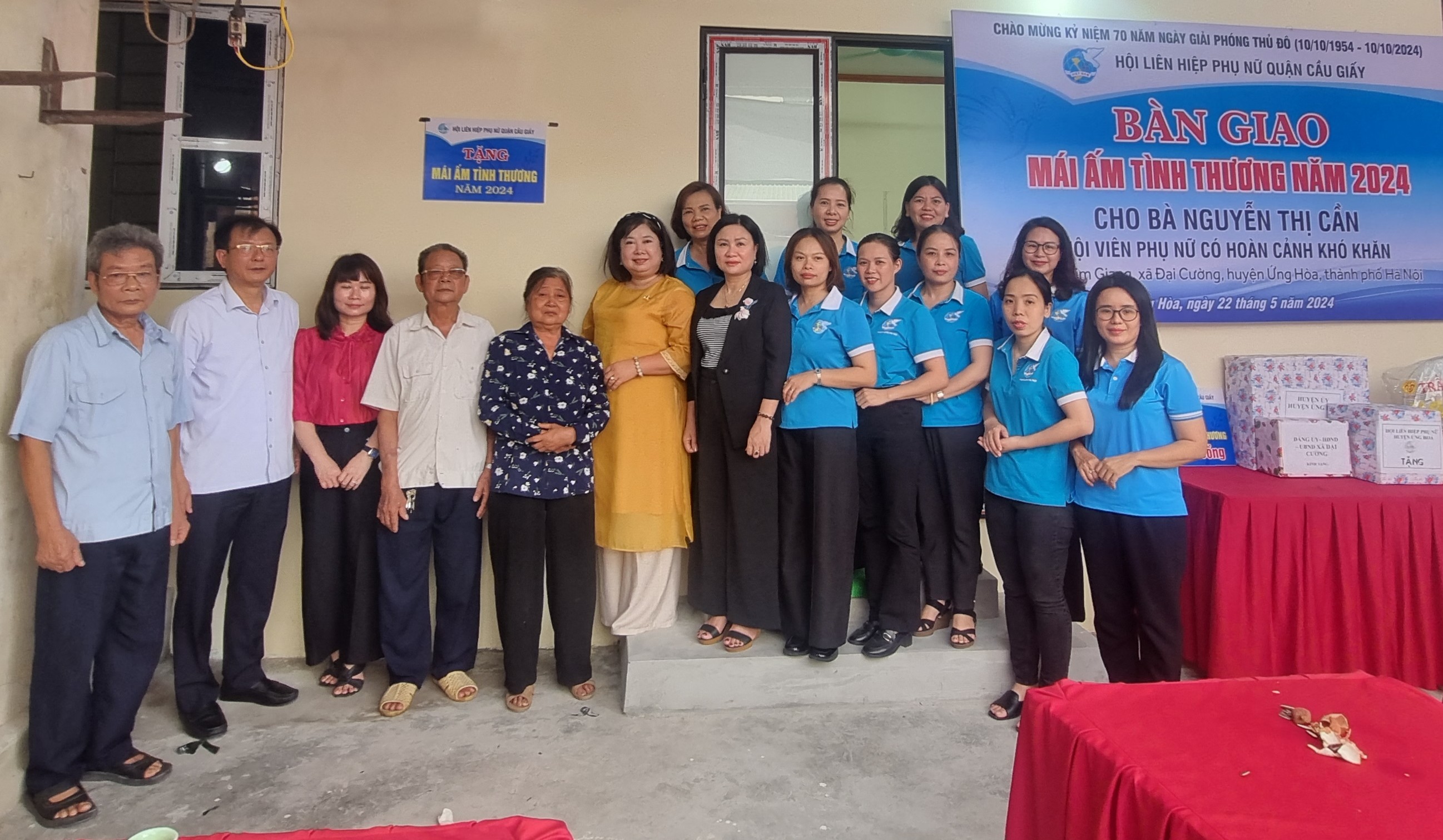 Hội LHPN quận Cầu Giấy Giấy bàn giao “Mái ấm tình thương“ - ảnh 4
