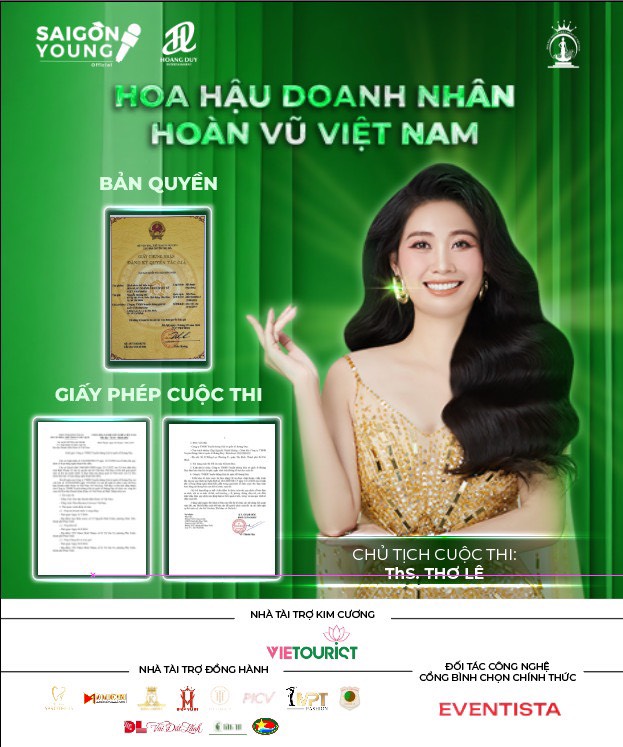 Hoa hậu Ths. Lê Thị Thơ làm chủ tịch cuộc thi Hoa hậu Doanh nhân Hoàn vũ Việt Nam 2024 - ảnh 1