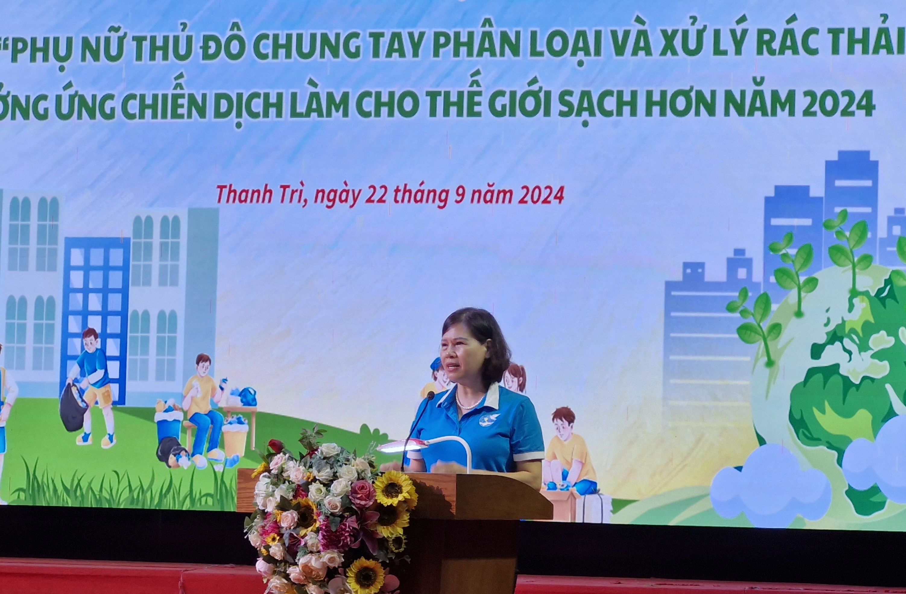 Phụ nữ Thủ đô chung tay phân loại và xử lý rác thải - ảnh 3