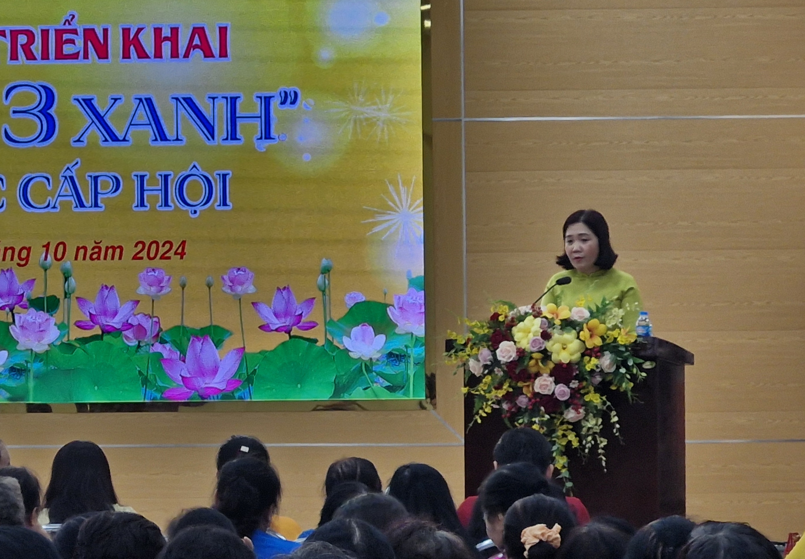 Hội LLHPN quận Đống Đa phát động triển khai Mô hình 3 Xanh - ảnh 1