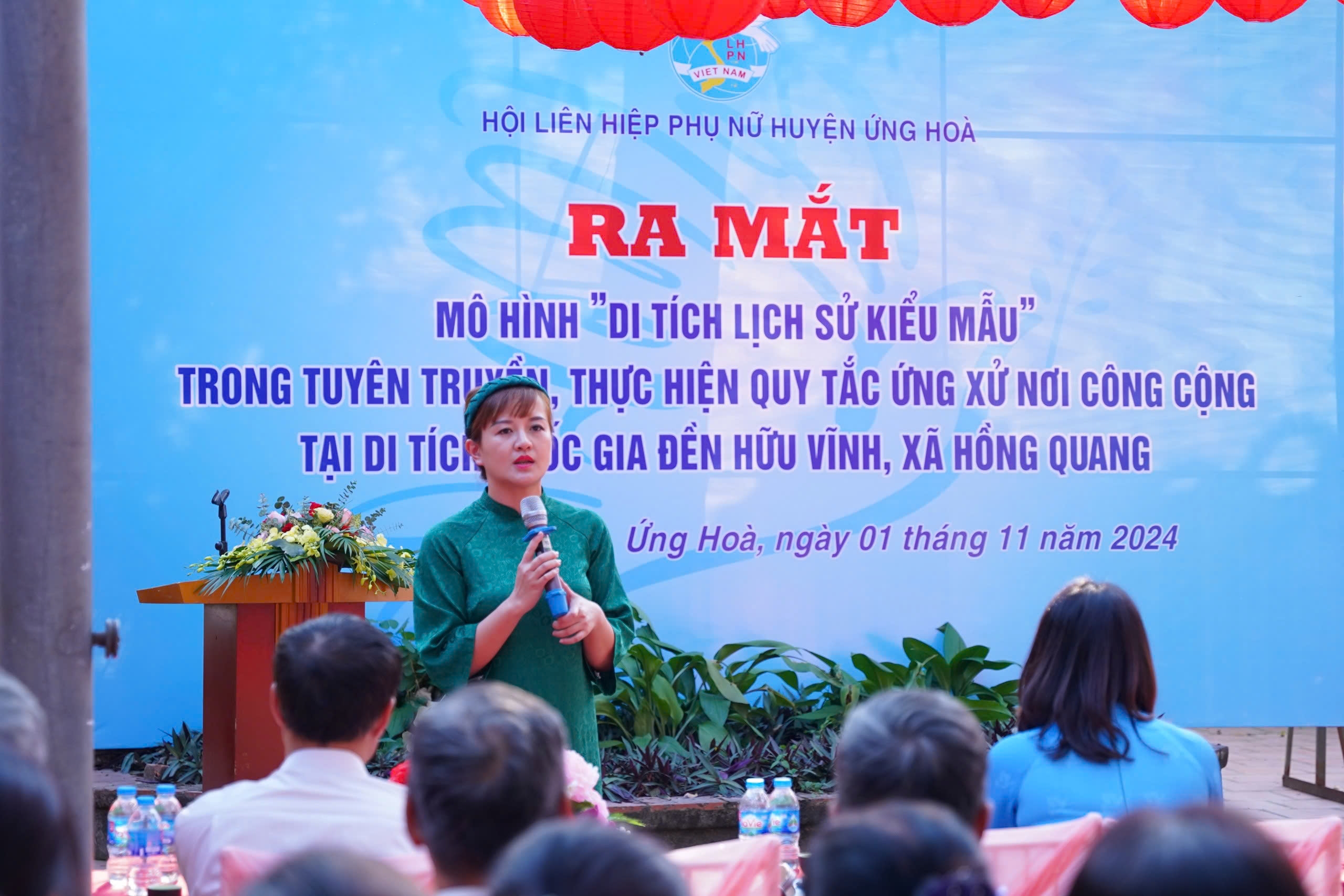 Ứng Hòa: Tích cực thực hiện mô hình Phụ nữ tham gia xây dựng di tích lịch sử kiểu mẫu - ảnh 5