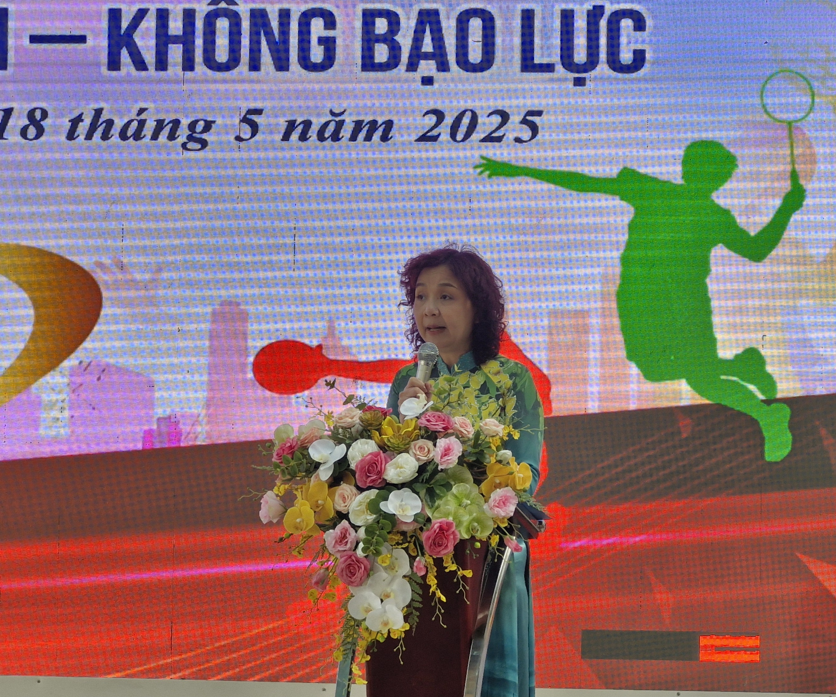 Ngày hội “Thể thao vì hạnh phúc gia đình - Không bạo lực” của phụ nữ Ba Đình - ảnh 1