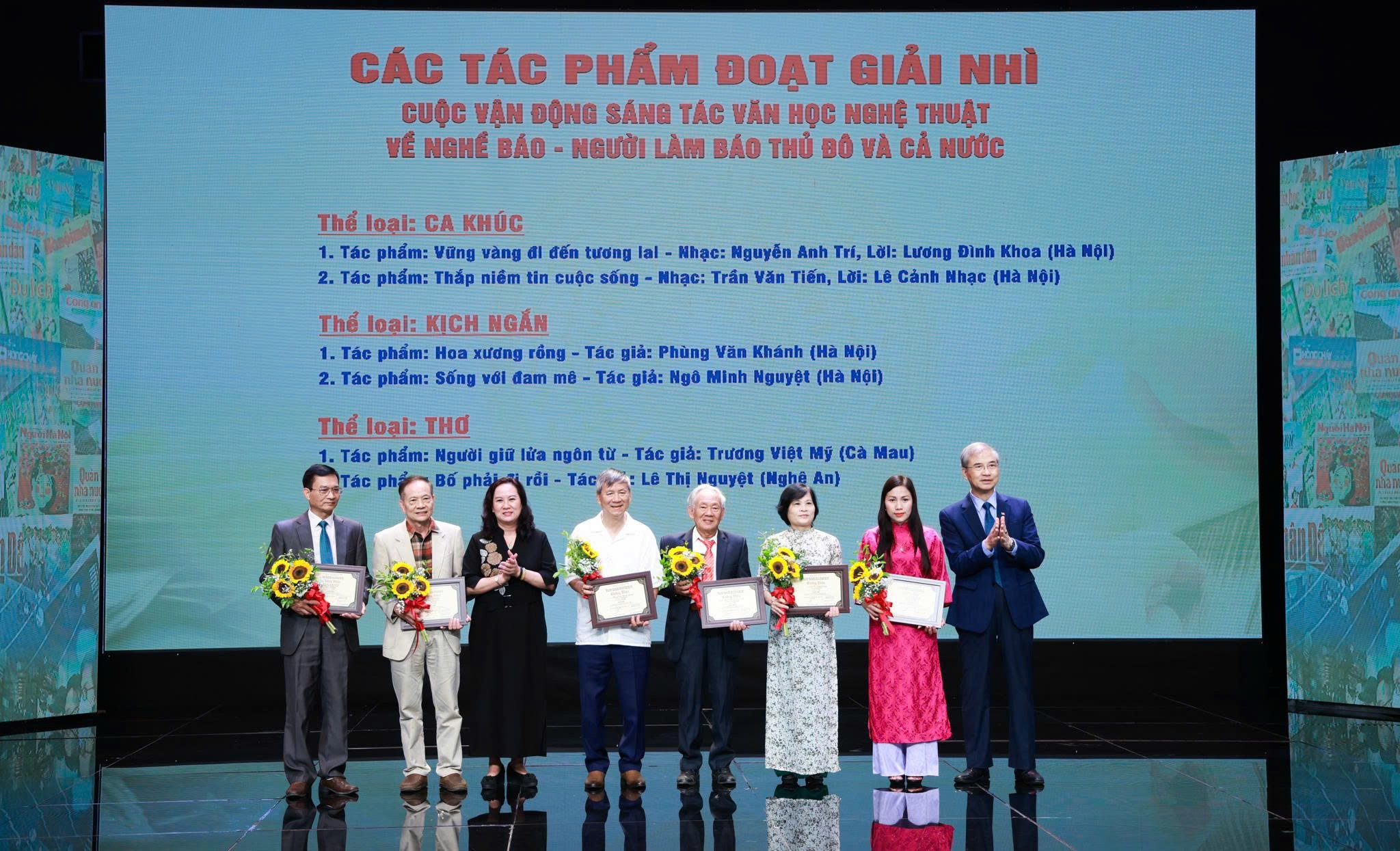 Trao giải cuộc vận động sáng tác văn học nghệ thuật về nghề báo, người làm báo năm 2025 - ảnh 3