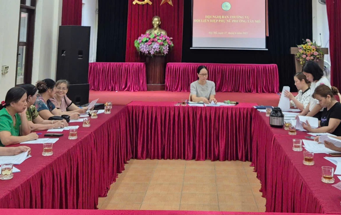Hội LHPN phường Tây Mỗ (mới) vận hành thử nghiệm bộ máy và triển khai nhiệm vụ 6 tháng cuối năm - ảnh 1