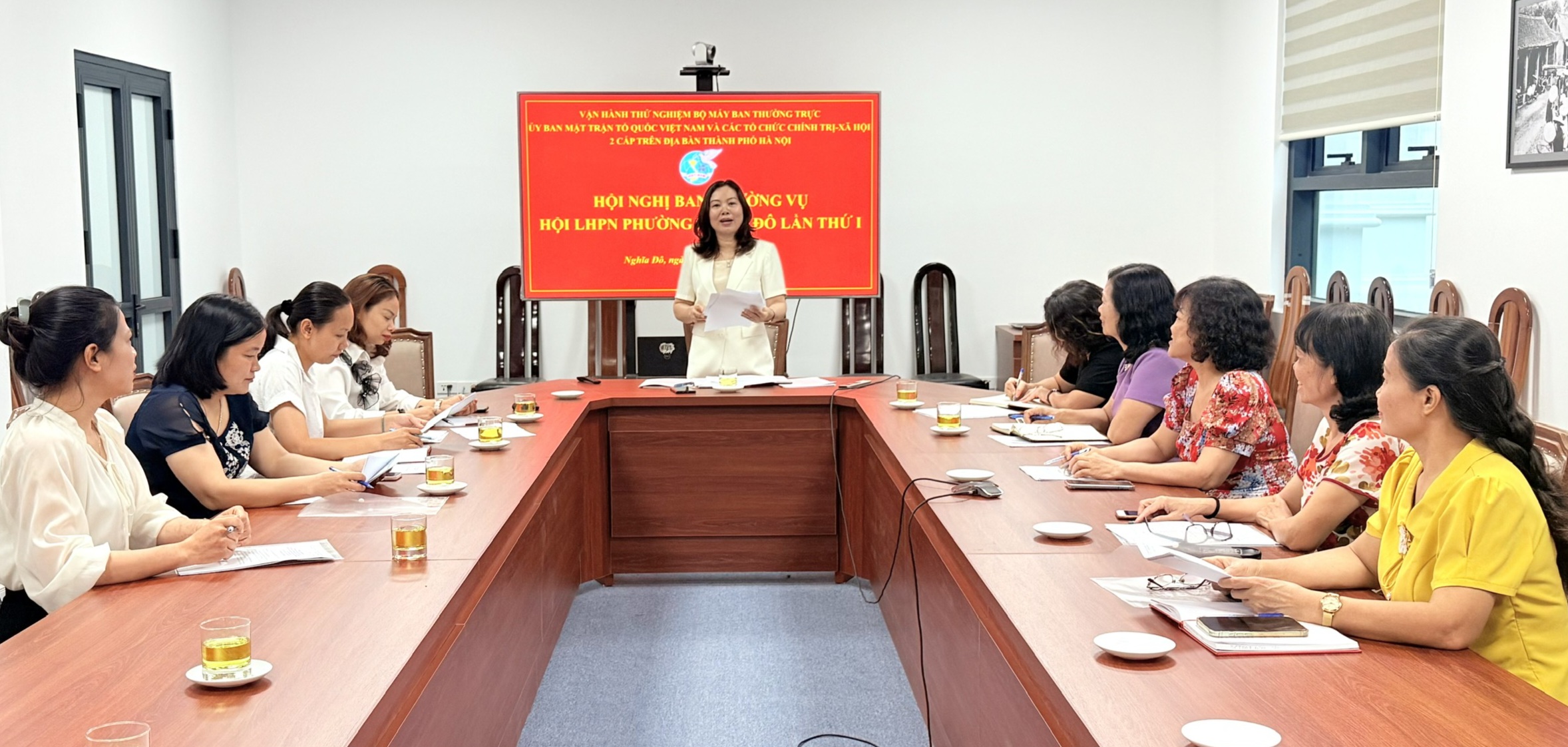 Hội LHPN phường Nghĩa Đô vận hành thử nghiệm bộ máy và triển khai nhiệm vụ trọng tâm tháng 7 - ảnh 2
