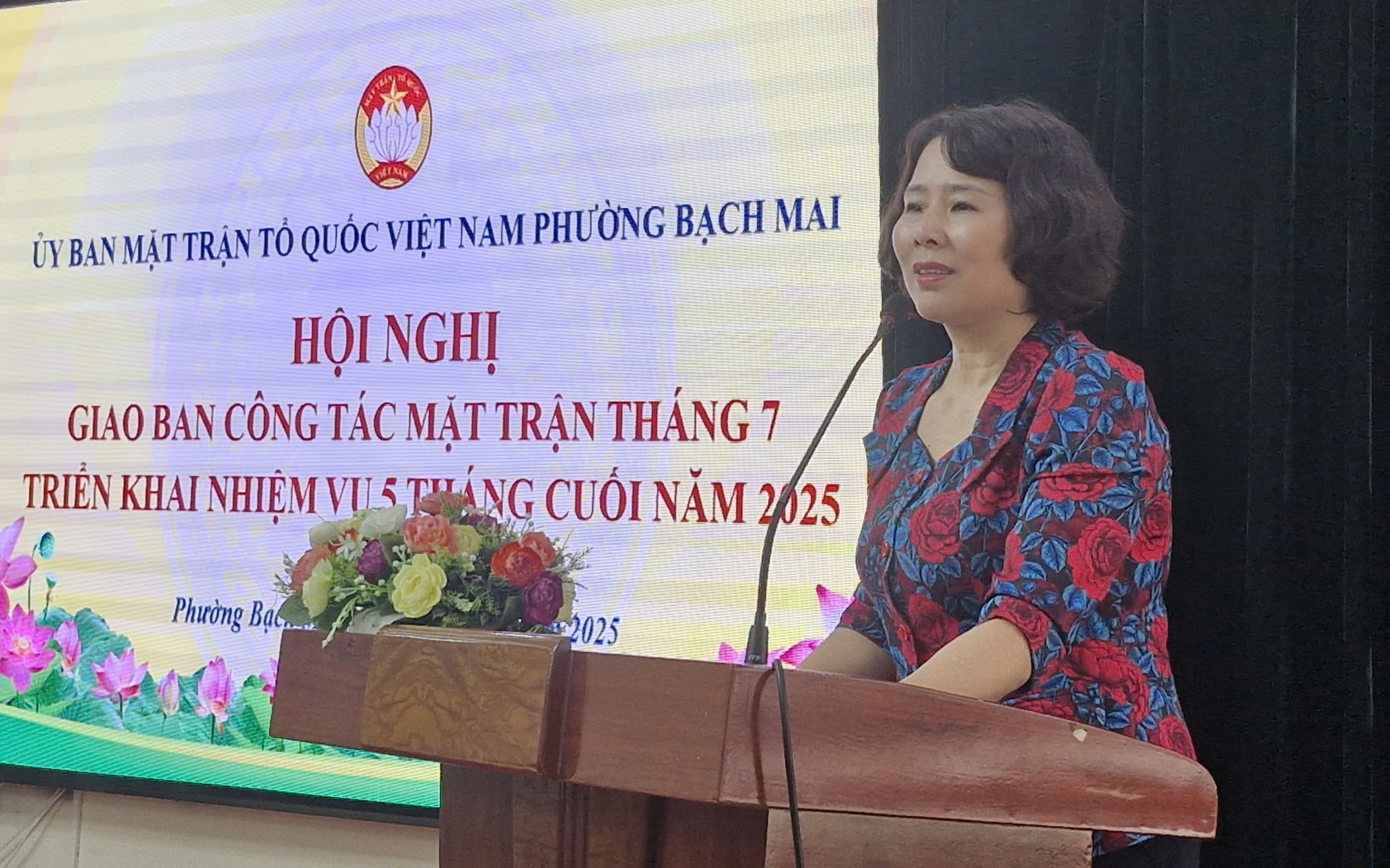 Ủy ban MTTQ Việt Nam phường Bạch Mai triển khai nhiệm vụ 5 tháng cuối năm - ảnh 3