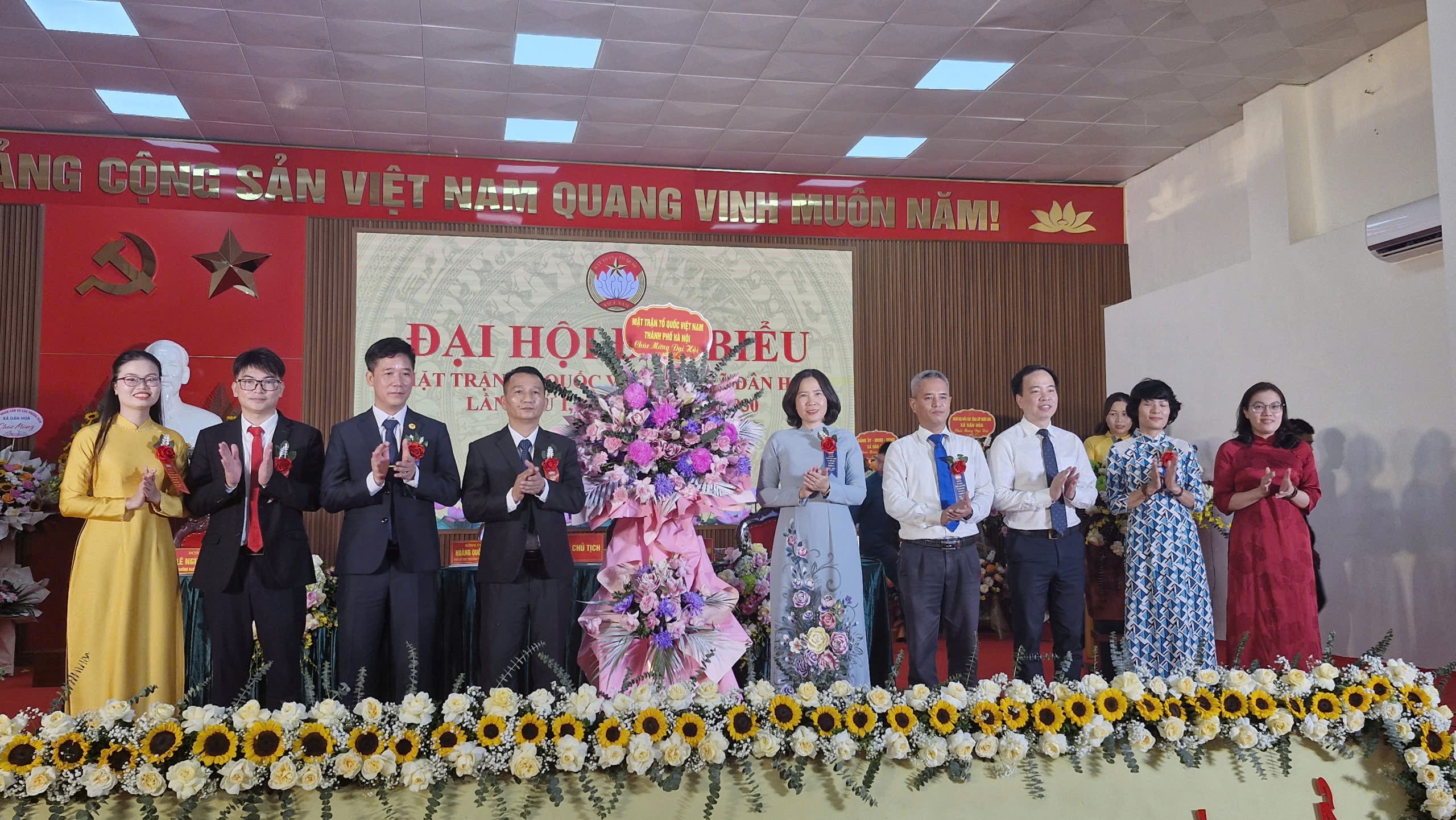 Đại hội đại biểu MTTQ xã Dân Hoà nhiệm kỳ 2025 - 2030 thành công tốt đẹp - ảnh 3